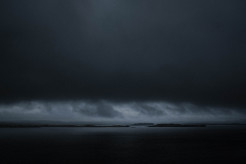 Skye, Isle of Skye, Wolken, Inseln, dunkler Himmel, Regenwolken