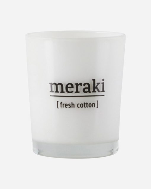 Duftkerze fresh cotton von Meraki